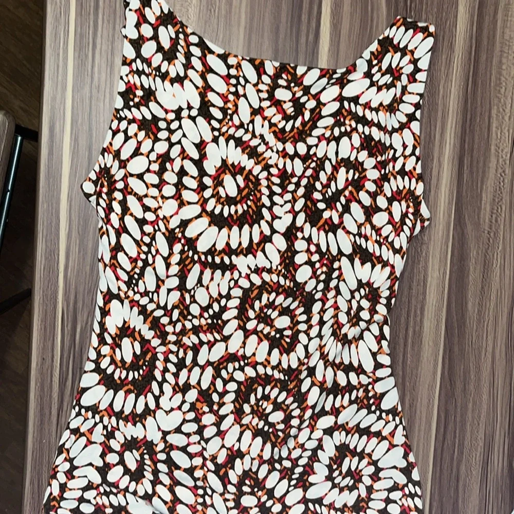 Kenneth Cole ruched mock wrap tank top - Picture 7 of 8